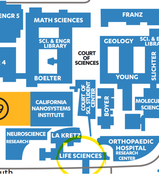 Map Department of Life Sciences Core Education