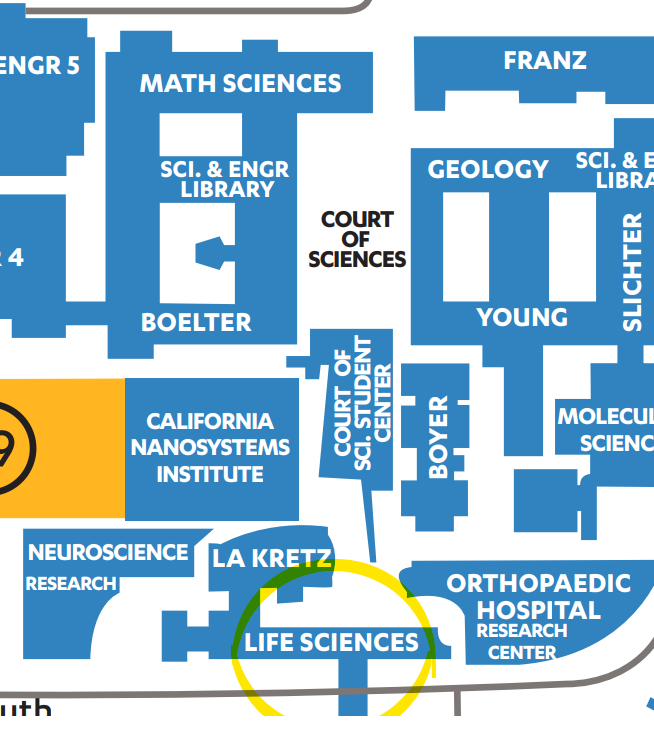 Map – Department of Life Sciences Core Education